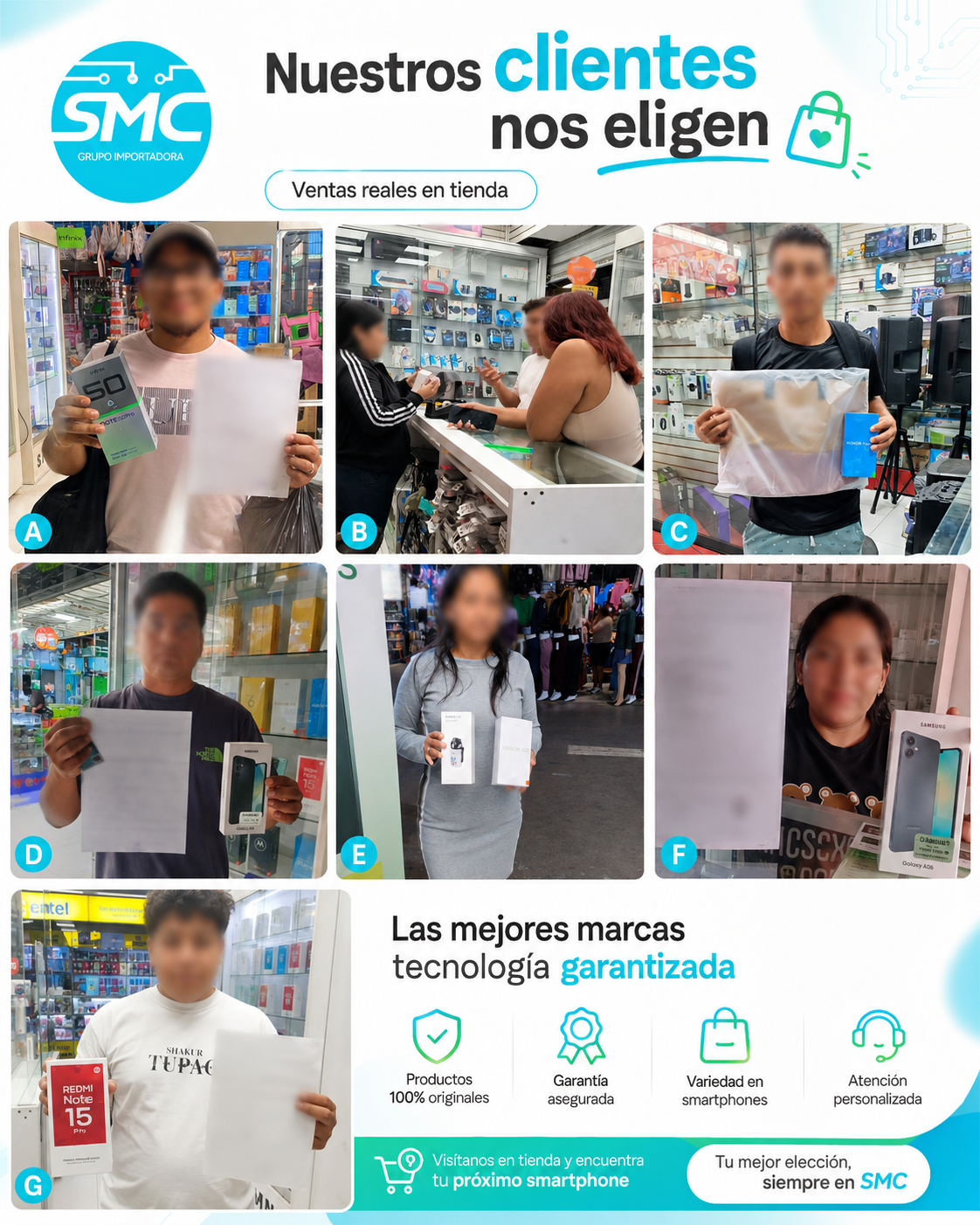 Clientes reales